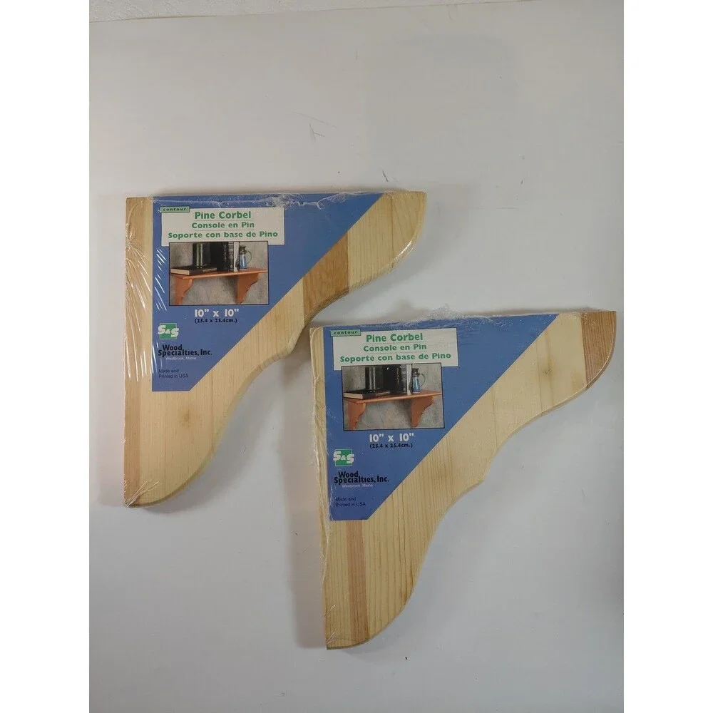 2 Pack S&S Wood Specialties 10